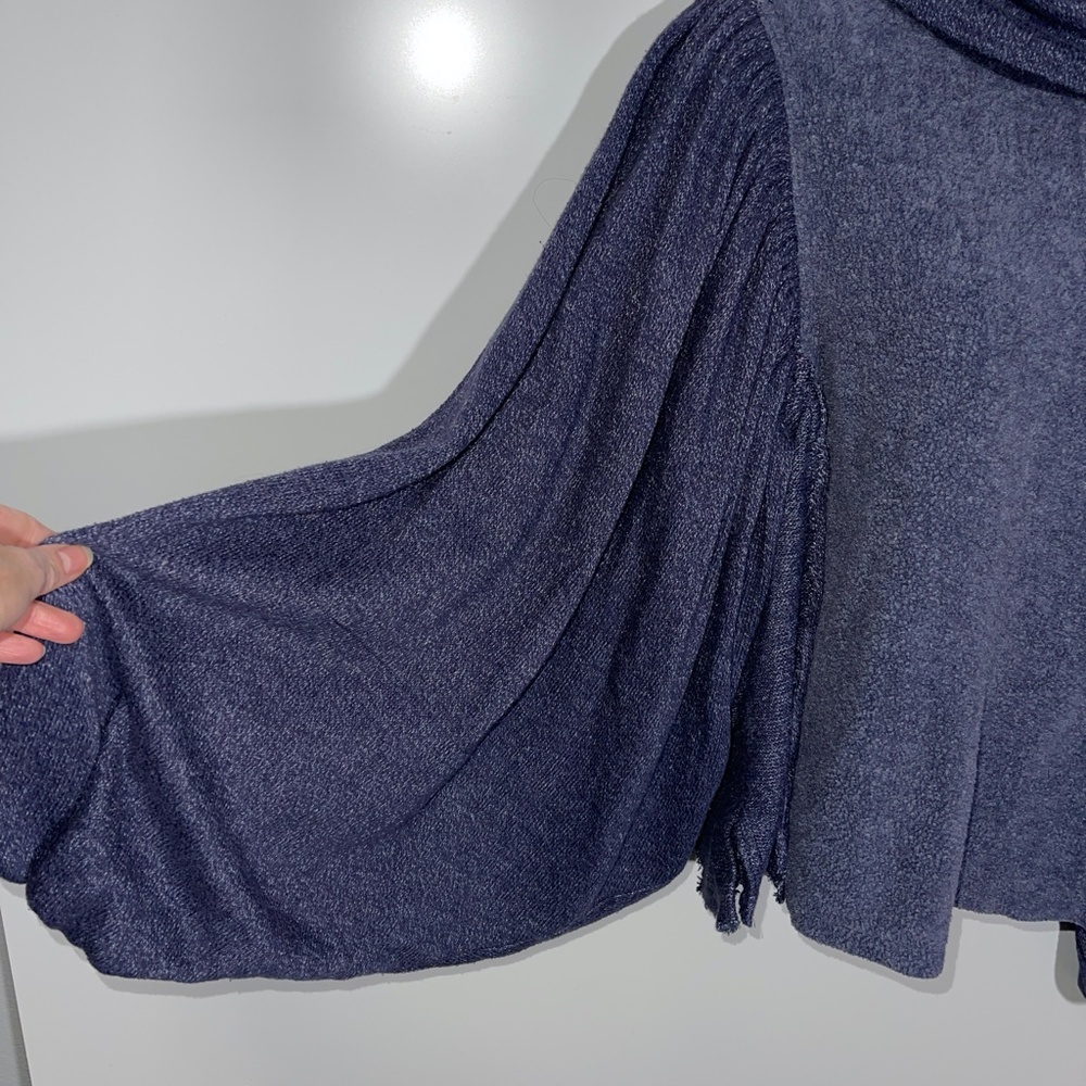 Free people balloon long sleeve cowl neck‎ sweater top Size Small - Picture 3 of 6